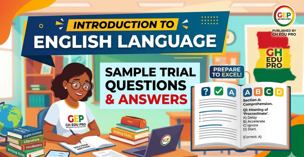 Introduction to English Language – sample trial questions and answers
