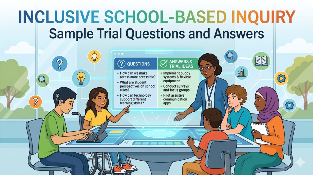 Inclusive School-Based Inquiry – Sample Trial Questions and Answers